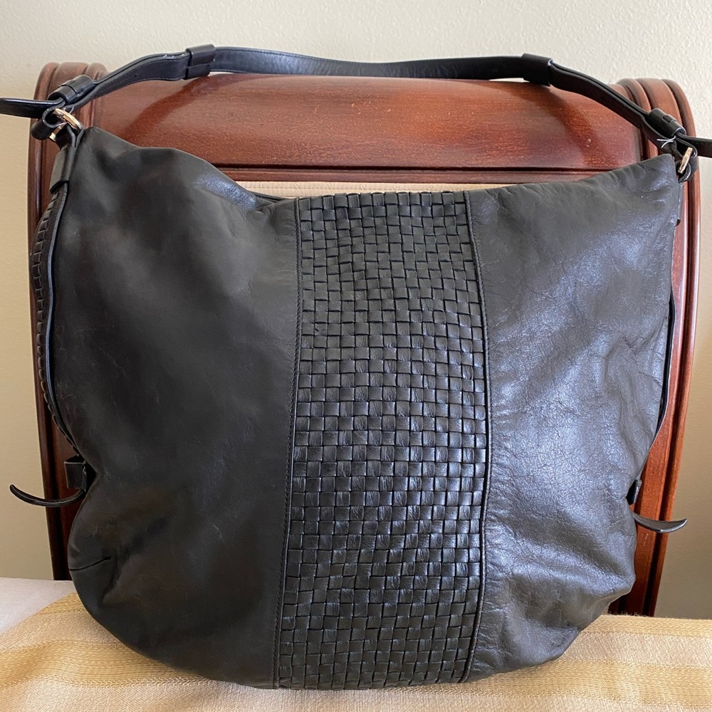 Cole Haan Black leather purse